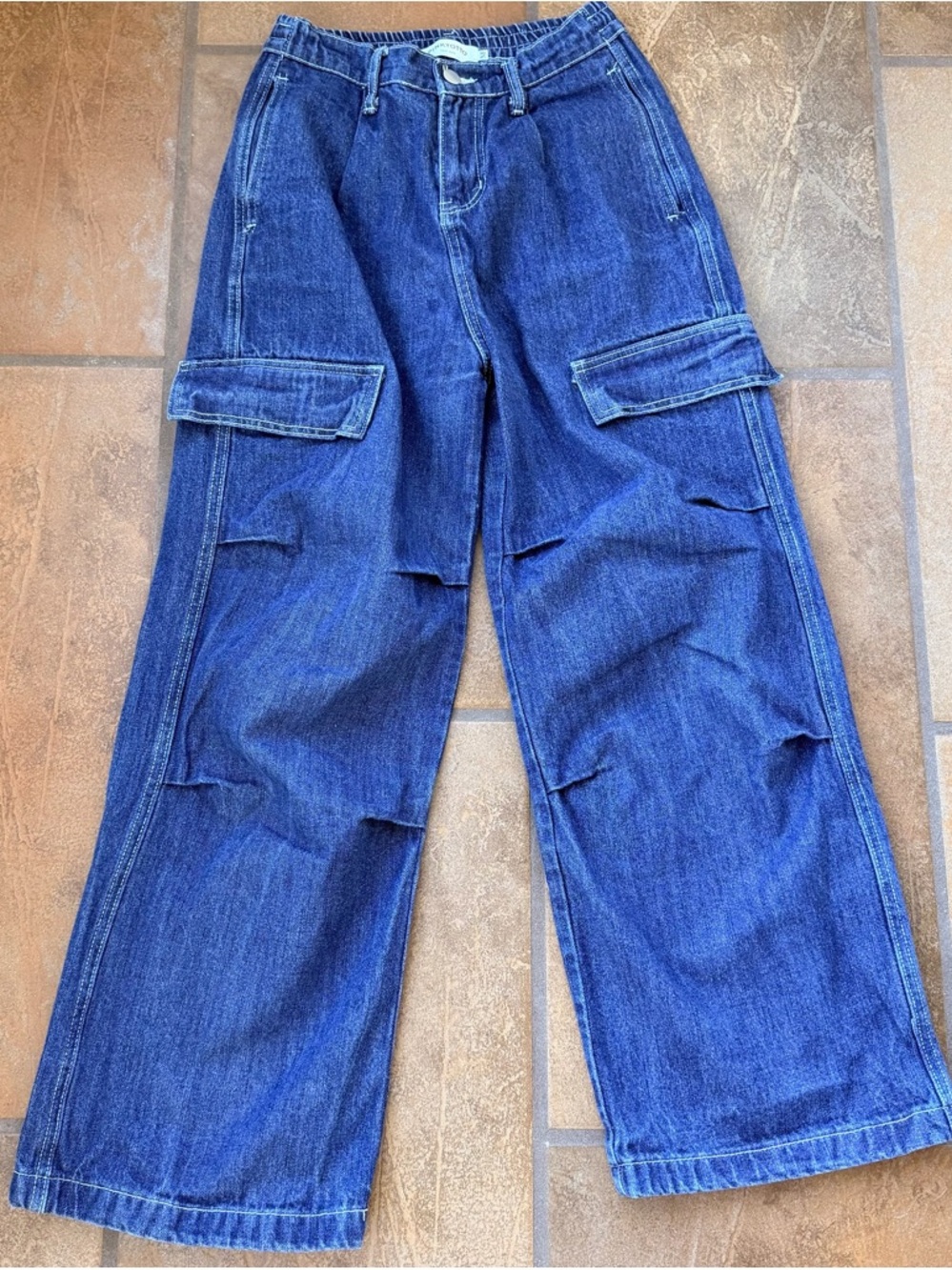Pinkyotto Denim Cargo Pants